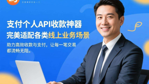 个人API收款神器，码支付无缝对接各类线上业务场景