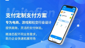 1V1定制支付方案,易支付精准匹配电商/游戏/社交行业需求
